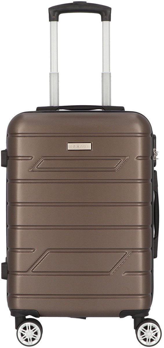 NOWI Bergamo 4 wielen Cabinewagen 56 cm - Harde bagage - Combinatieslot - bronze
