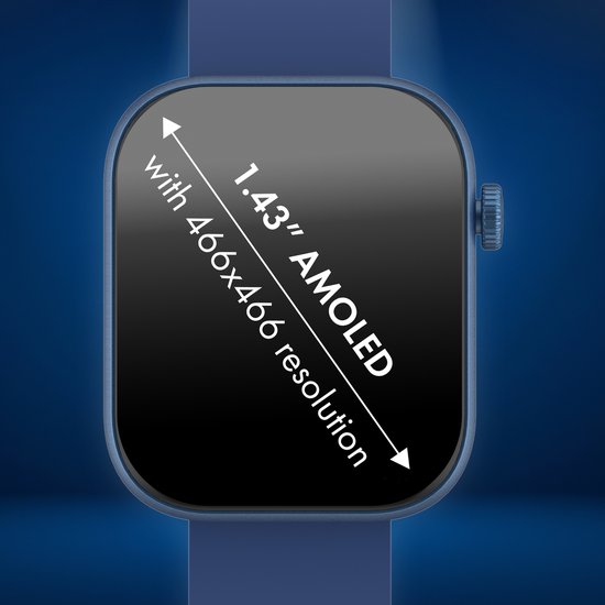 Denver Smartwatch - Android iOS - Volledige Belfunctie - Amoled Display ...