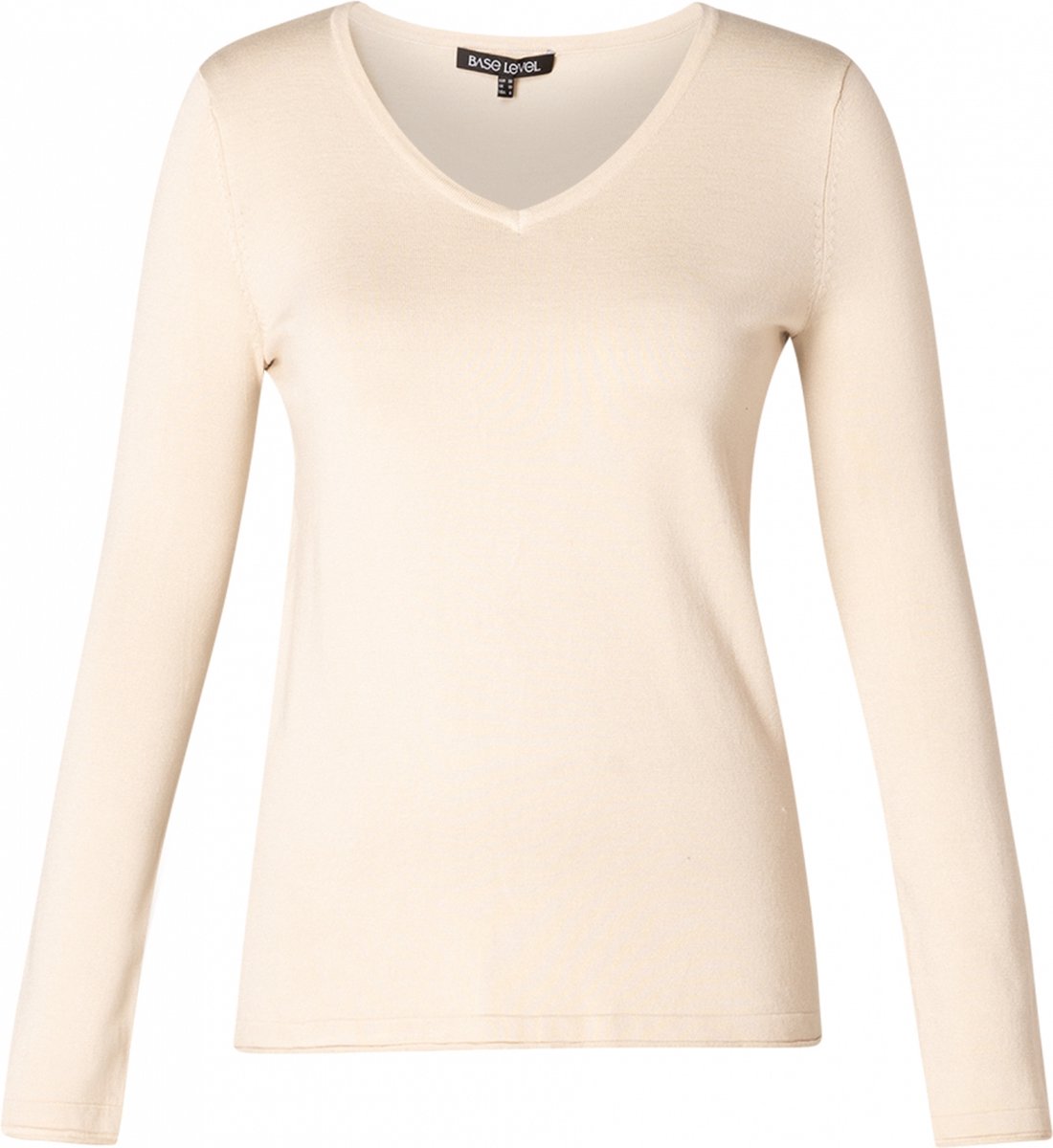 BASE LEVEL Yola Trui - Light Beige - maat 38
