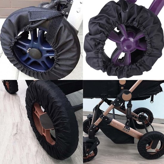 4 stuks wielafdekkingen voor baby's