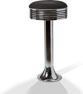 Bel Air Tabouret rétro BS-27 Noir