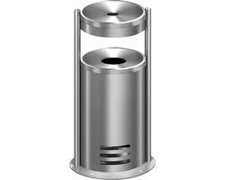 Veiligheidsasbak/afvalbak tec-art E