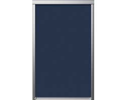 Eenvoudig bevestigbaar verduisterend rolgordijn, gemaakt voor VELUX CK02, Donkerblauw - Snelle installatie, boren niet nodig