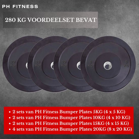 Taurus 3G halterschijven 50 mm gerubberd - Taurus Fitness