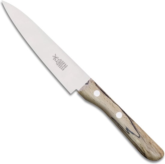 Foto: Robert herder universeelmes petty omnivore rvs middenspits lemmet 13 cm heft ijsbeukenhout