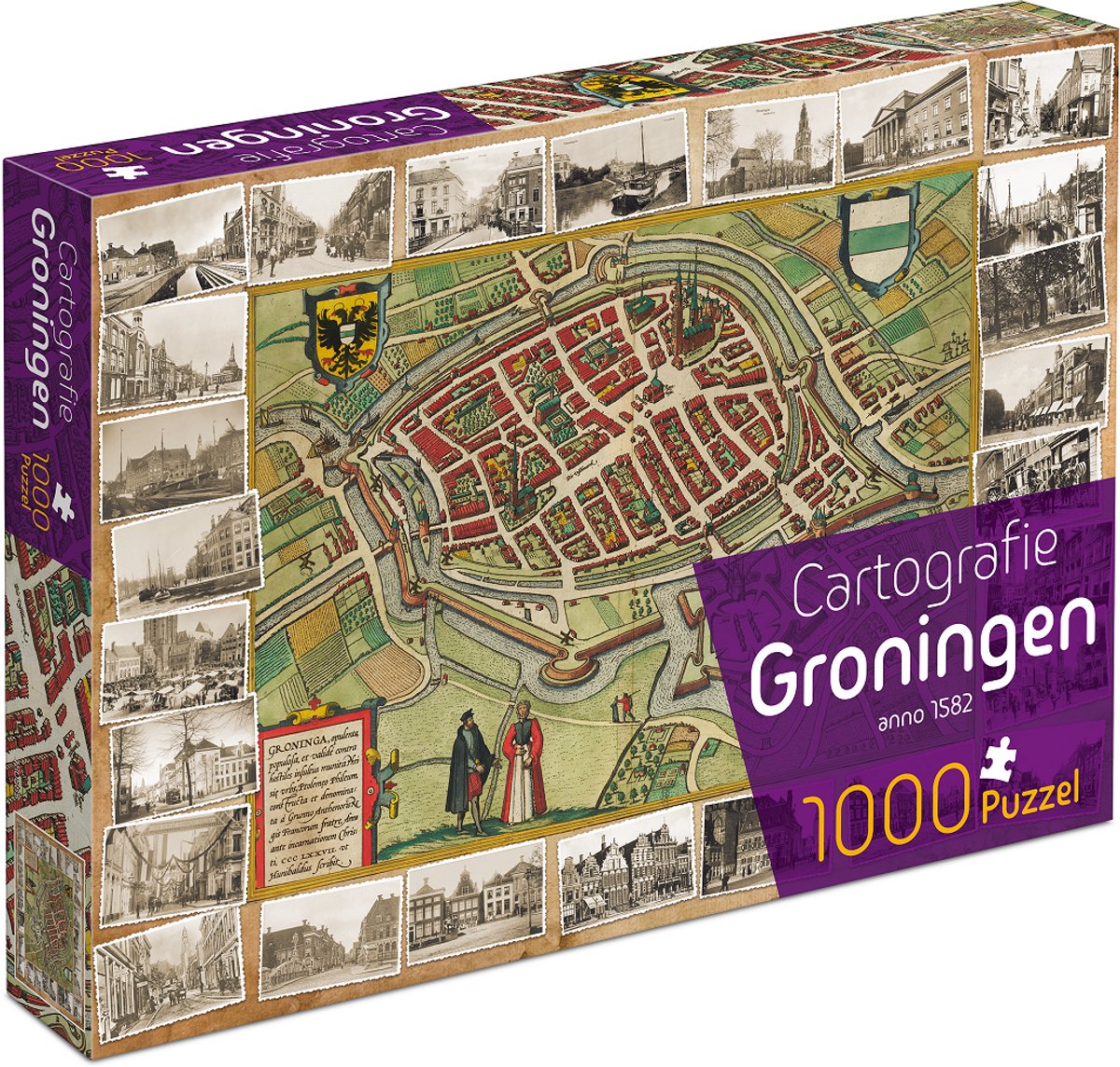 Groningen Cartografie Puzzel (1000 stukjes)