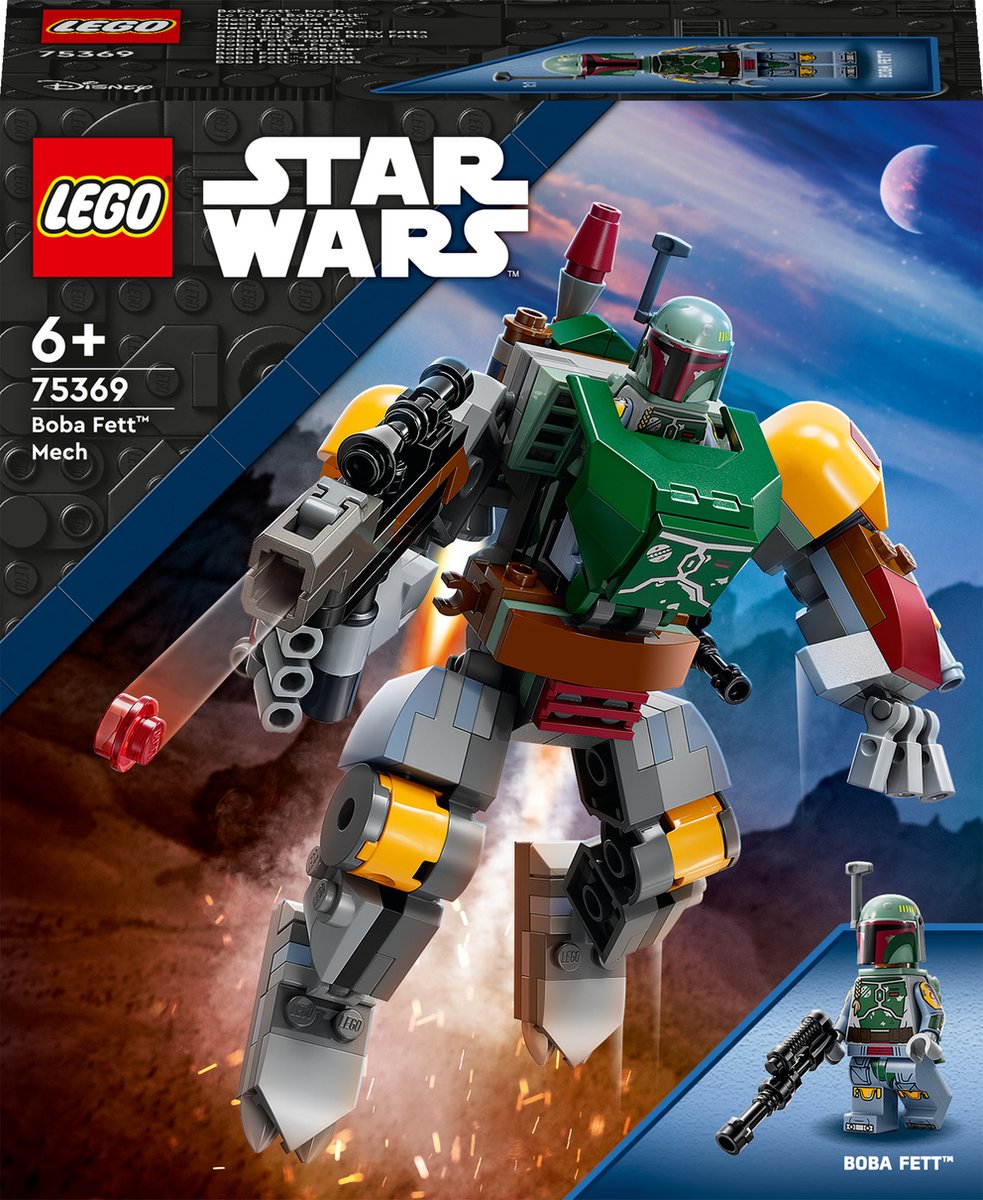 LEGO Star Wars - Boba Fett mecha Constructiespeelgoed 75369