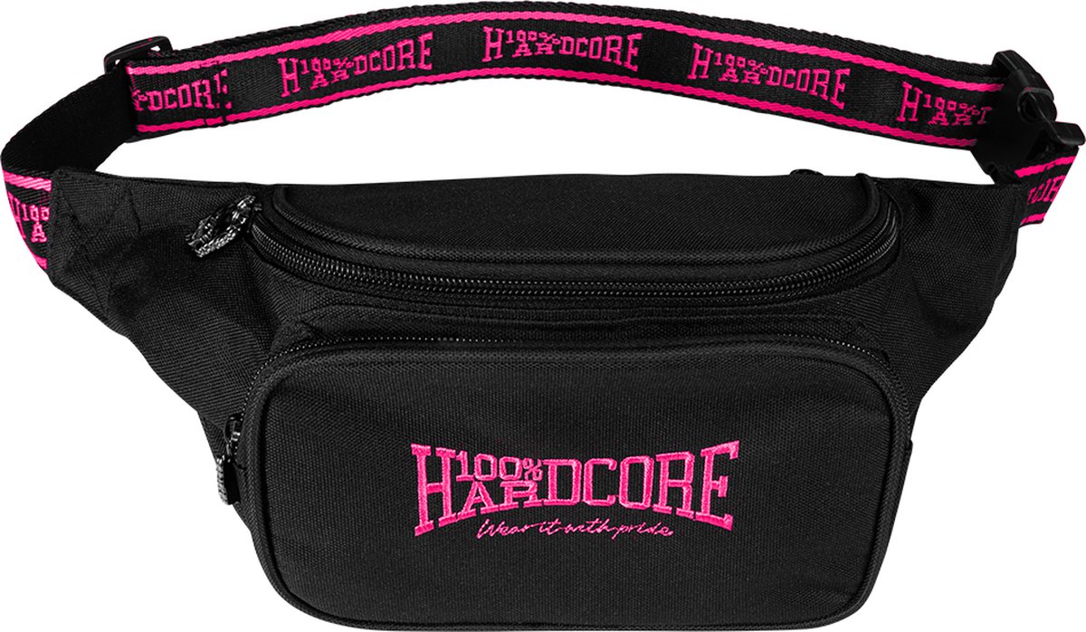100% Hardcore Heuptas Essential Zwart/Roze