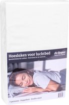 AirSleeperz® Hoeslaken voor tweepersoons luchtbed - gemaakt van premium katoen