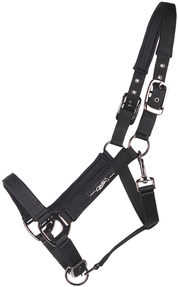 Qhp Halster Qhp Deluxe Zwart