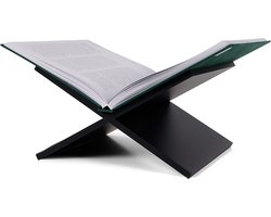 XEMM Boekenstandaard - Boekenhouder - Salontafelboek - Boekensteun - 33 x 29 x 19,5 cm - Zwart