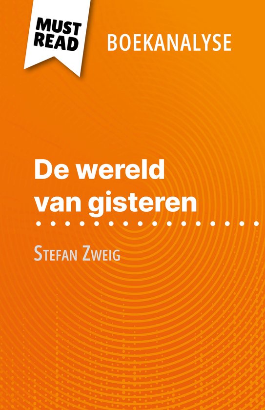 De wereld van gisteren van Stefan Zweig (Boekanalyse) - cover