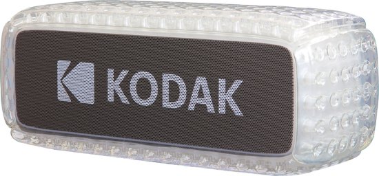 Draadloze Bluetooth 5.0 speaker Kodak PWS-2239 wit, draagbaar, waterbestendig IPX6, 8W, True Wireless Stereo (TWS)