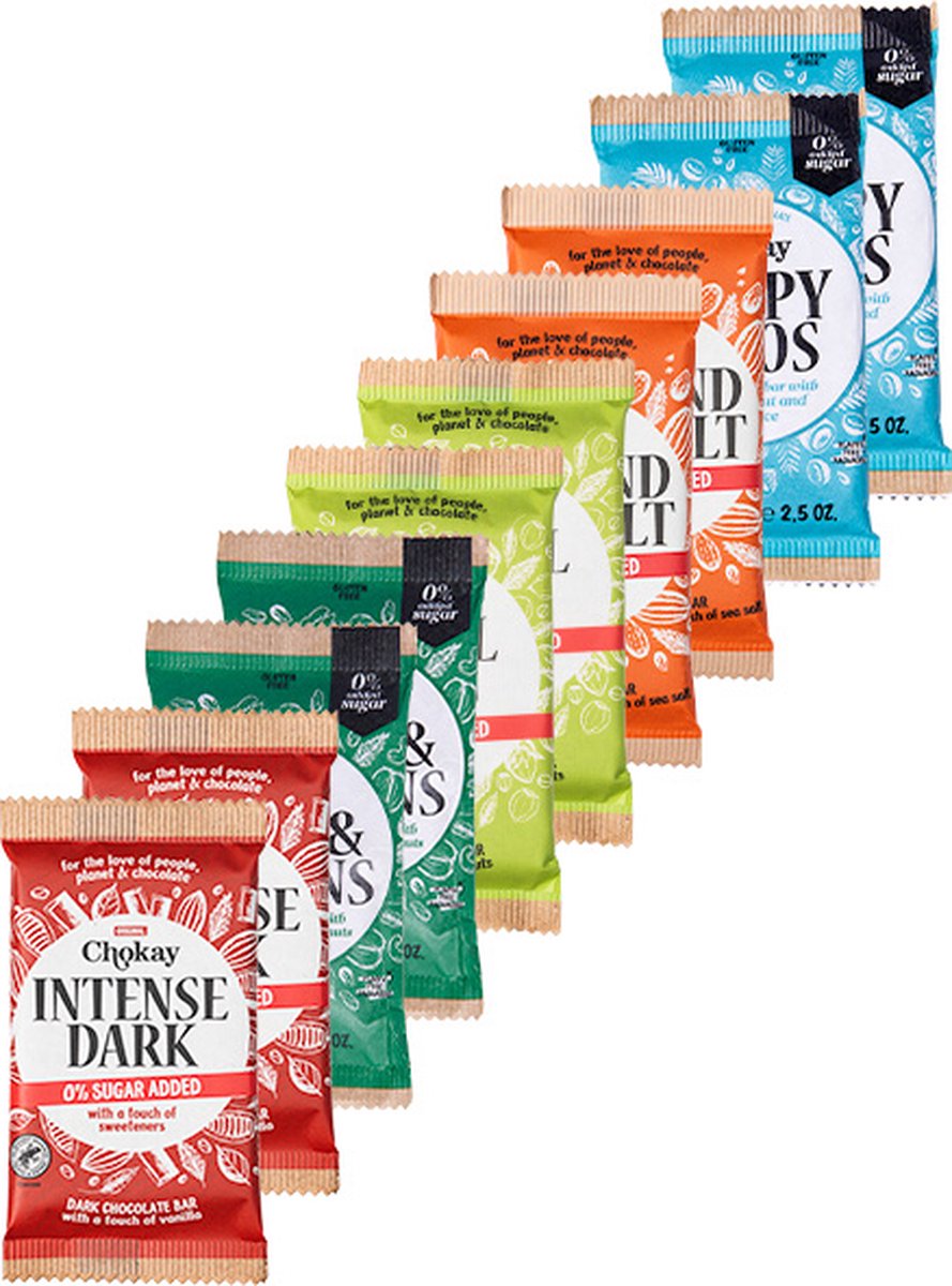 Chokay | Mix Chocolade Tabletten | 6 x Chokay tablet