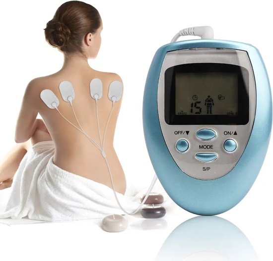 Foto: Elektrodentherapie massage elektronische stimulator spieren digitale home machinemassage therapie van health herald acupunctuur apparaat elektroden pads electro stimulator hele lichaam ontspannen spieren en stimulatie bloedcirculatie cupping