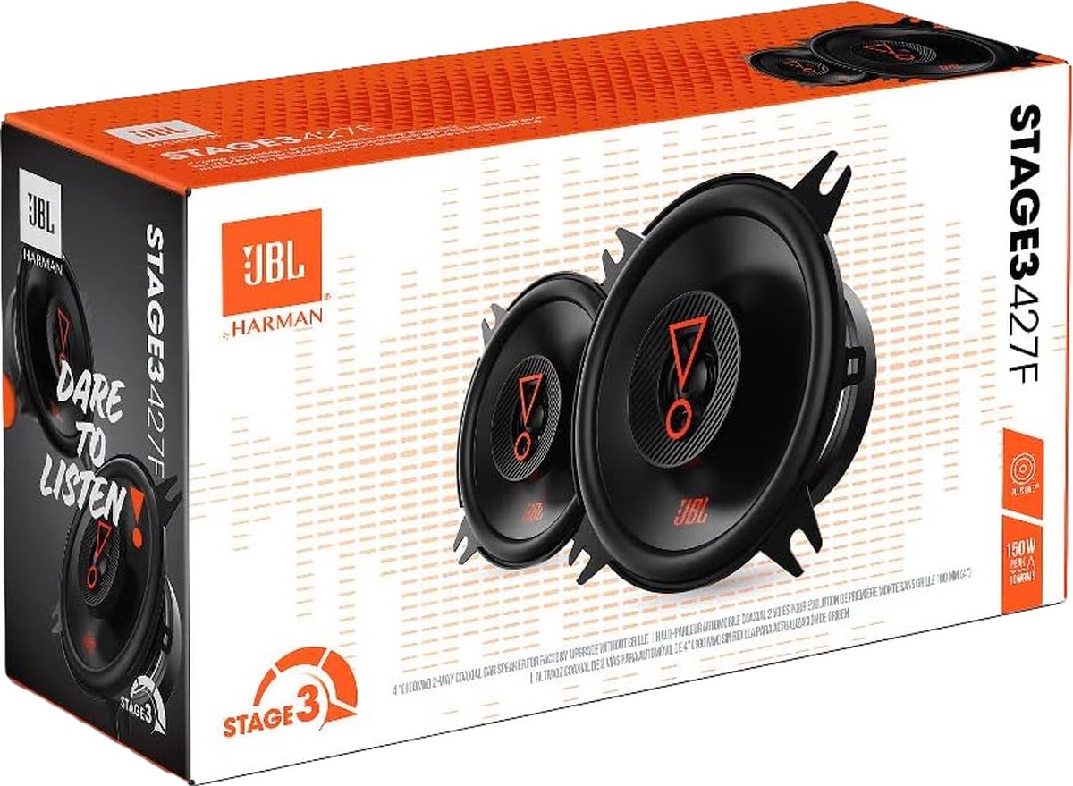 JBL Stage3 427F - Autospeakers - 4 Inch (100mm) - 2-Weg Coaxiaal - 90 Watt - 2 stuks - Zonder Grill – foto 6