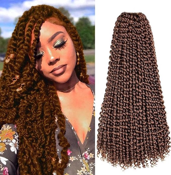 Passion Twist Haarverlängerungen – 8 Bündel, 56,88 Cm Länge, T30-Farbe – Aus Kanekalon, Vorgedreht & Einfach Einzuflechten