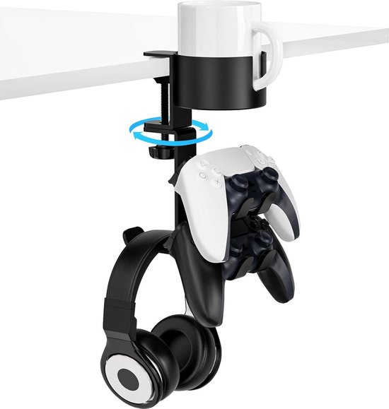 Support de Manette de Jeu et Support de Casque pour PS5/PS4/Xbox one