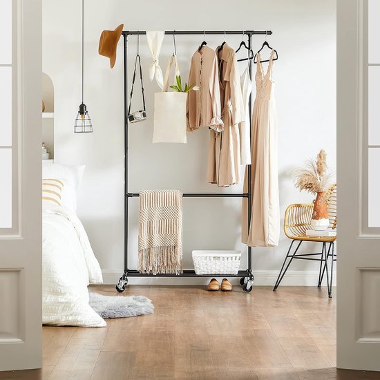 Portant à vêtements au design industriel, capacité de charge jusqu - Main Image