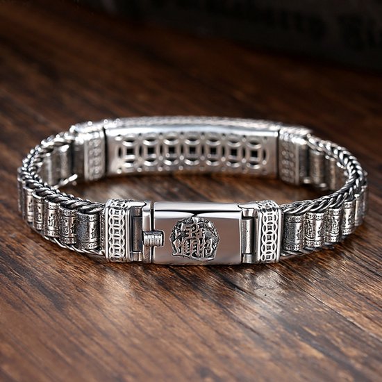 Donley Boeddha Armband van 925 Zilver