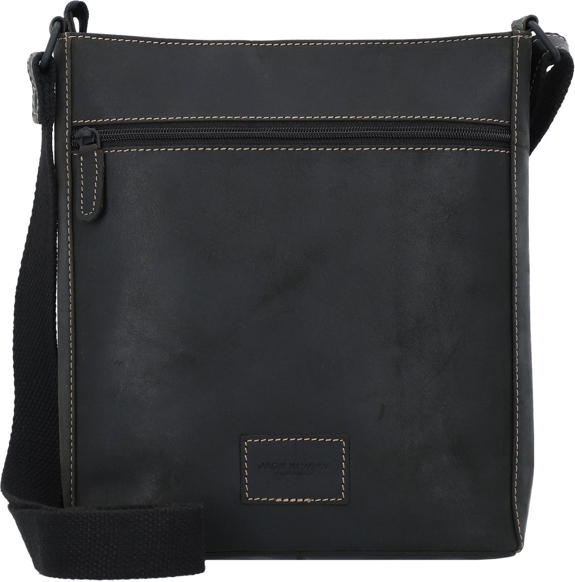 Jack Kinsky Baltimore 30 Schoudertas Leer 30 cm - Dames - anthrazit