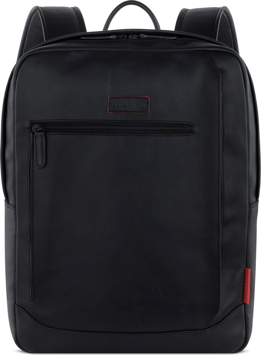 bugatti Laptop rugzak Rugzak met laptopvak Clark Backpack Black Zwart