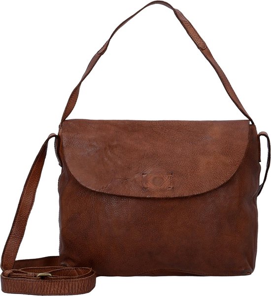 HAROLD'S Cuir Sac à épaule bandoulière Sac à épaule Submarine Shoulderbag Cognac Brun