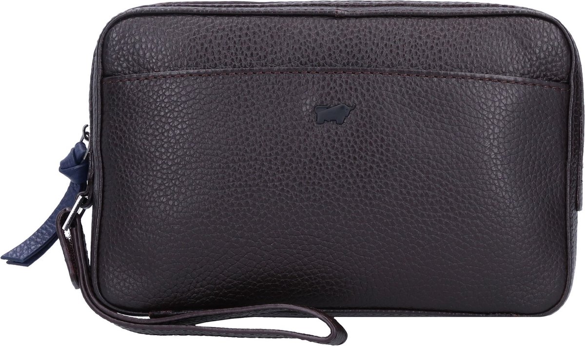 Braun Büffel Utensil zak Novara Clutch Braun Bruine