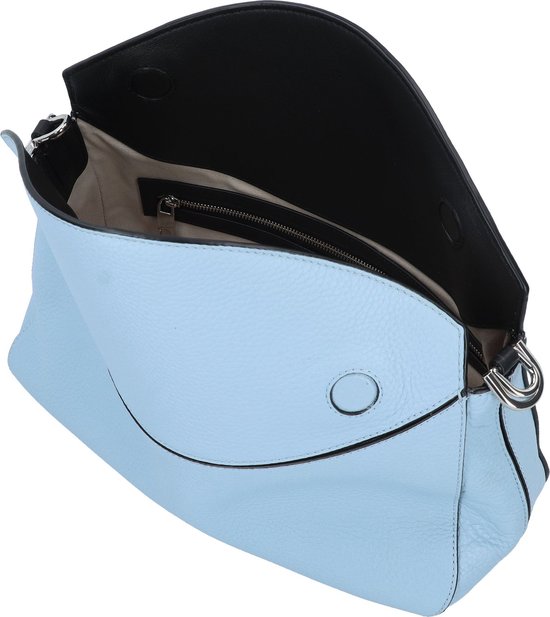 LIEBESKIND BERLIN Cuir Sac à épaule Alessa 3 Pebble Shoulder Bag Breath Bleu clair