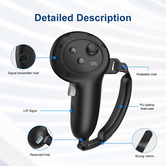 Support de Charge et de Rangement pour Casque VR - Accueille le Casque et les Manettes - Pour Quest 2/Quest 3 - Informatique