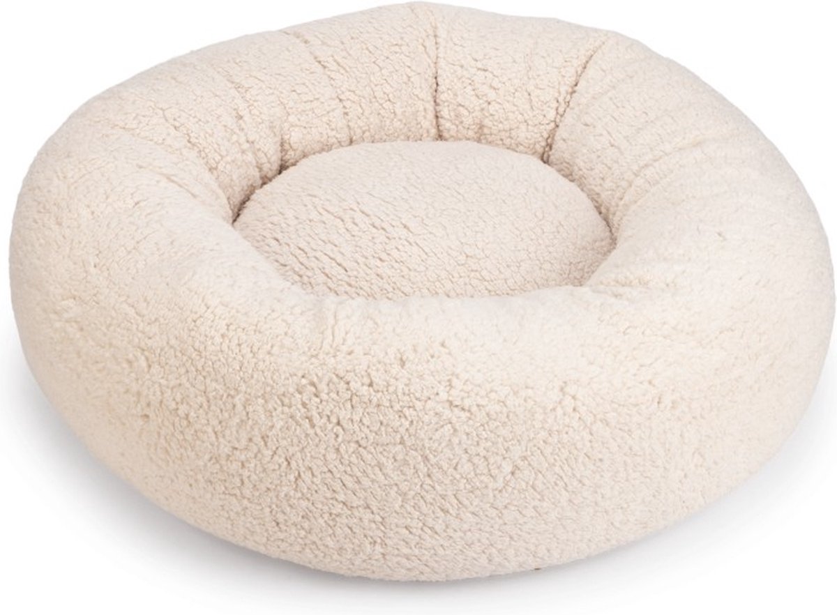 Beeztees Hondenmand Jaxx traagschuim 60x25 cm beige