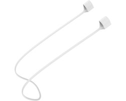 Somstyle Magnetische Band Geschikt Voor Apple Airpods 1, 2, 3, Pro 1 & 2 - Anti Lost Siliconen Strap - Koord - 80cm - Wit