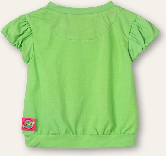 Oilily Tutti - T-shirt - Meisjes - Licht Groen - 140