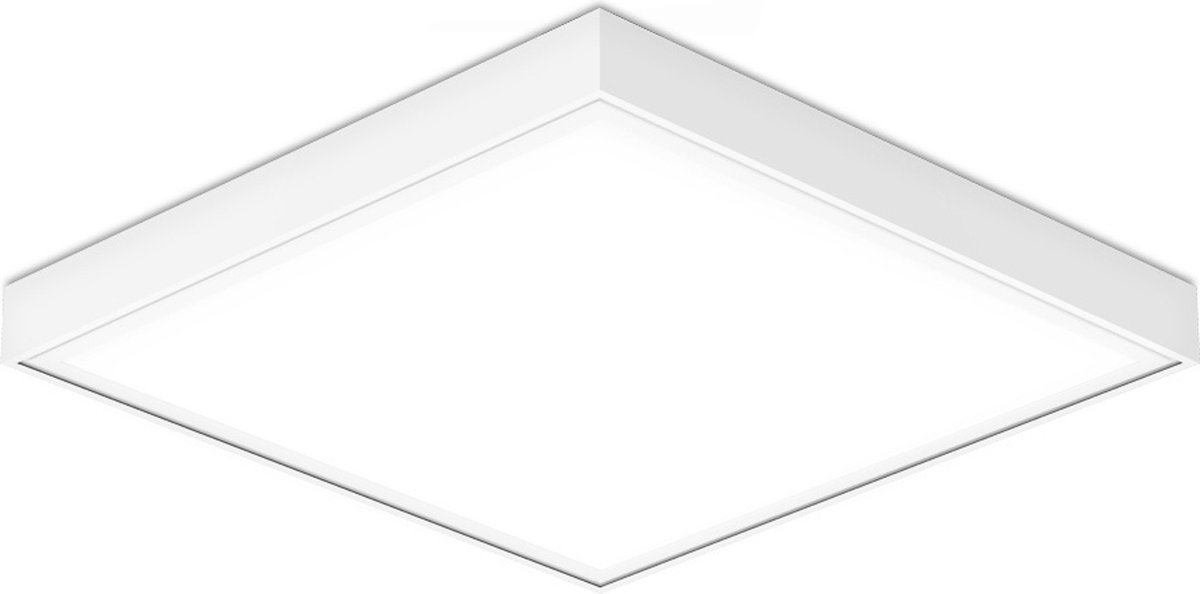HOFTRONIC Opbouw LED Paneel - 60x60 cm - 36 Watt - 4860lm (135lm/W) - 4000K neutraal wit - Philips Driver - Flikkervrij - UGR22 - 5 jaar garantie