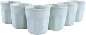 Tasses à expresso OTIX - Set de 6 - Tasses à café - 80 ml - Mugs - Faïence - ORME