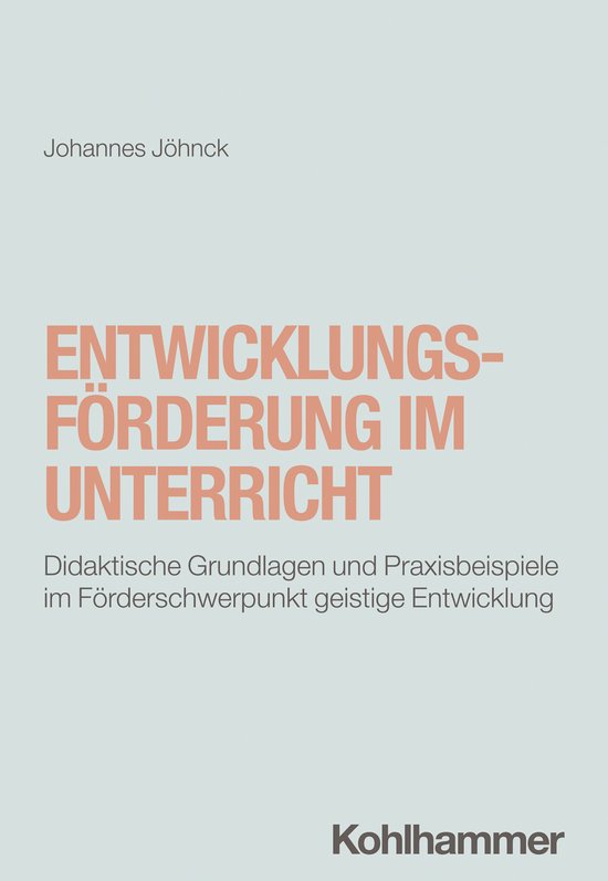 Entwicklungsförderung im Unterricht - cover