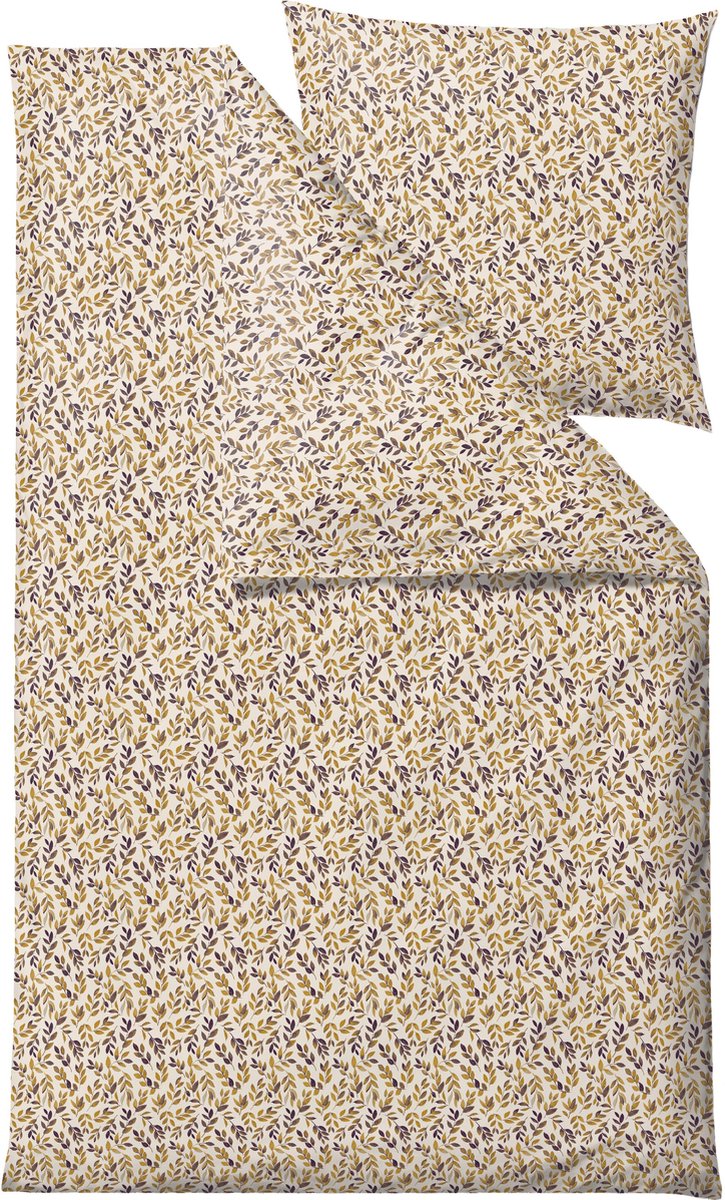 Södahl Painterly Leaf Beddengoed DE 135 x 200 cm Gold