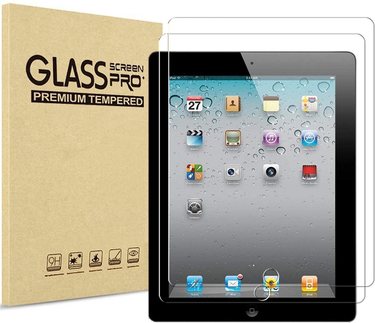 Screenprotector voor iPad 2 / iPad 3 / iPad 4 - 2 stuks Beschermglas van glas Transparante glazen schermbeschermfolie