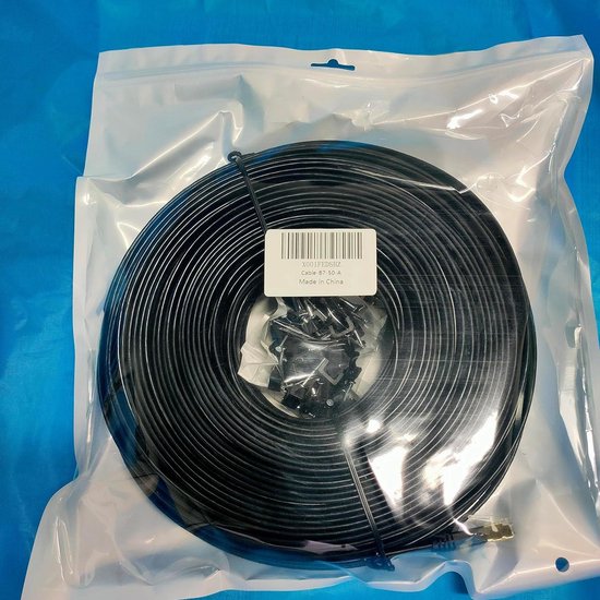 Cable Ethernet 50M, Cat 6 Cable Rj45 50M Blanc Plat Cable Réseau Haut Cable Ethernet 50M, Cat 6 Cable Rj45 50M Blanc Plat Cable Réseau Haut