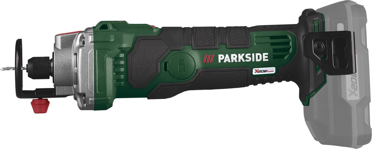 Parkside Accu-gipsfrees 20V - met accu en lader - kunststof en hout bewerken/frezen/slijpen - 30.000 tpm