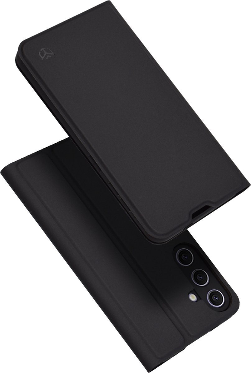 Techsuit Magskin Book Wallet Case hoesje voor Samsung Galaxy S24 Plus - Zwart