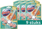 Glorix -WC blokjes - Dahlia Flower & Dragonfruit - 9 Stuks - Voordeelverpakking