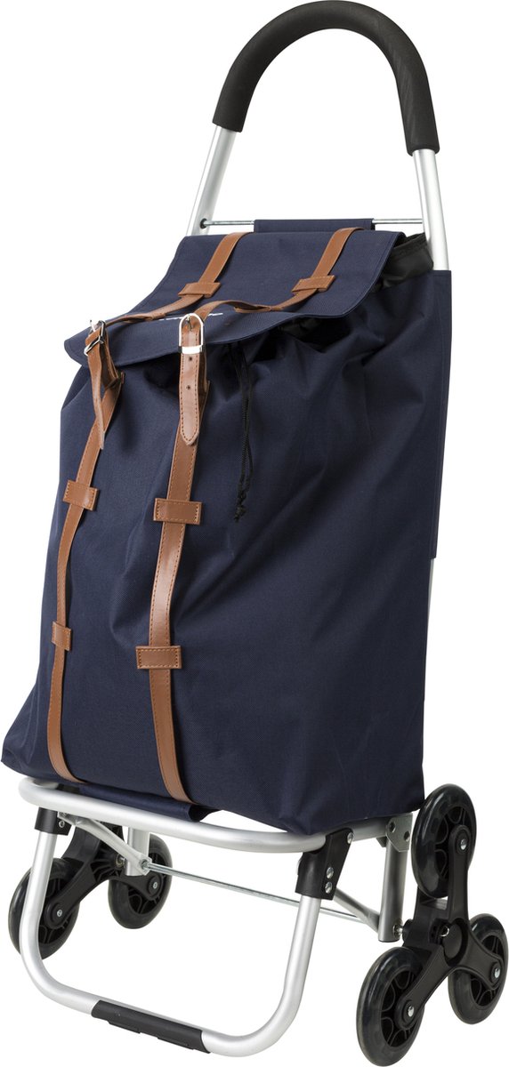 Cosy&Trendy Dakar Blauw Shopping Trolly - 40L - Max. 25KG