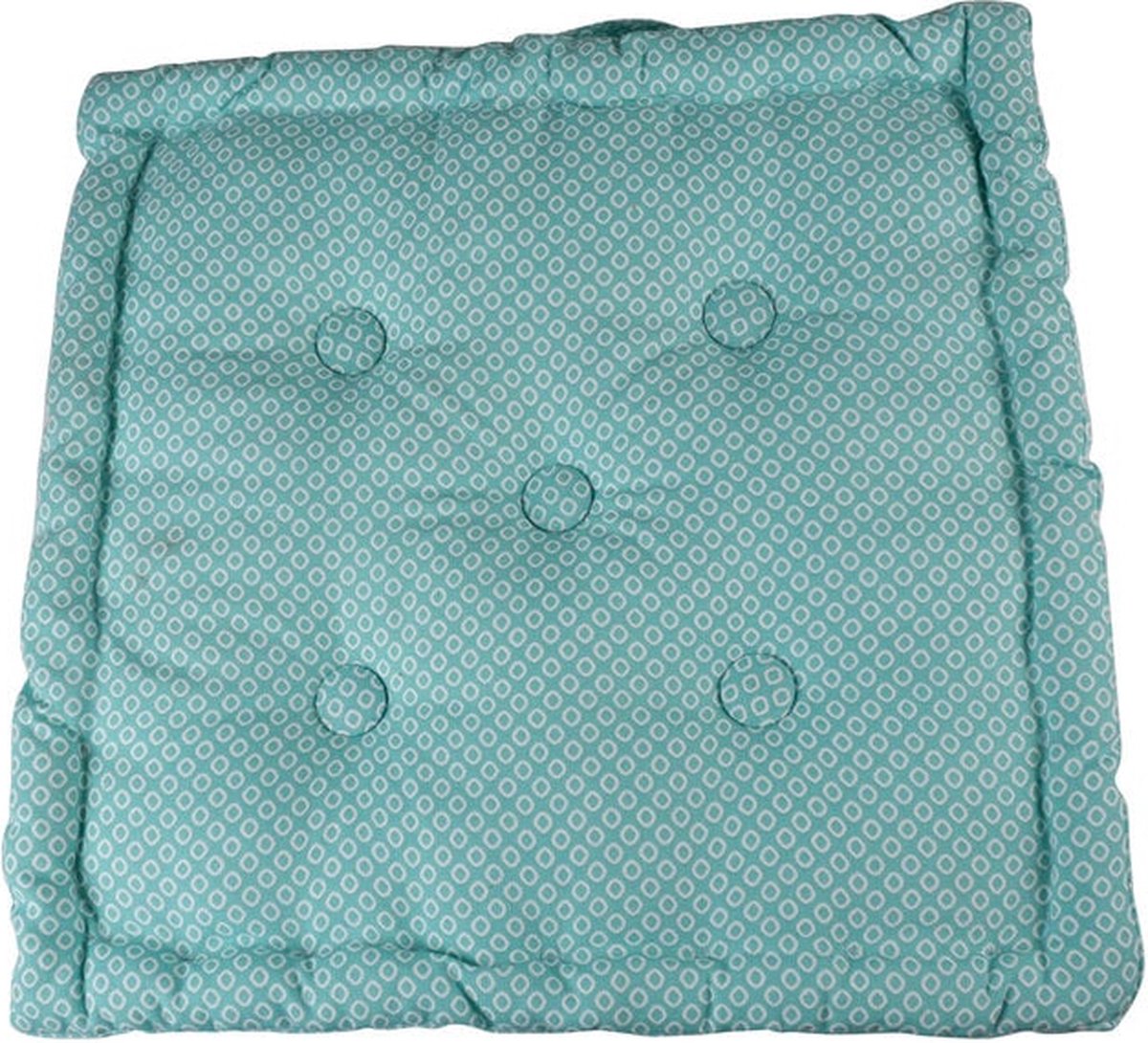 Linen & More Mattress Little Diamond | 40 X 40 | Sierkussen Voor Woonkamer Of Slaapkamer groen,blauw