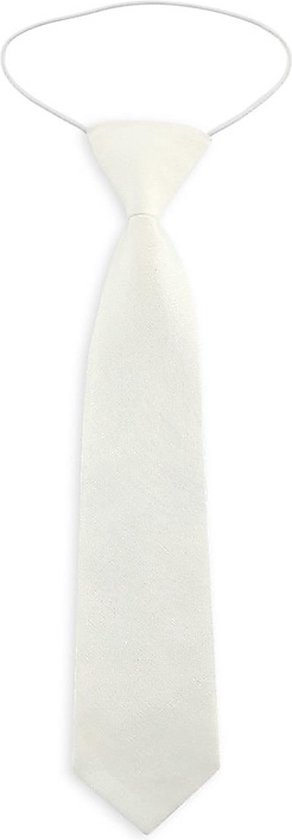We Love Ties - Cravattes - Cravate enfant coton blanc - blanc