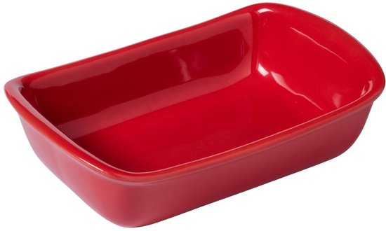 Pyrex - Plat à four rectangulaire Supreme 2,4 litres - Rouge - Céramique