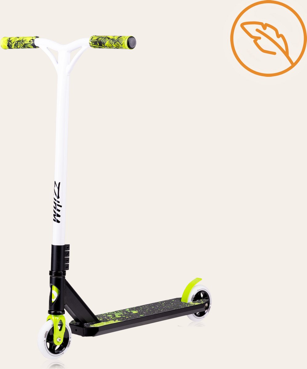 Lionelo Whizz – Freestyle Step voor Kinderen en Tieners – 110 mm PU High Rebound Wielen met Aluminium Kern – ABEC-9 Lagers – 360° Y-Bar Stuur – HIC Compressiesysteem – Antislip Aluminium Deck – Draagvermogen tot 100 kg – Stuntstep / Kinderstepjes — afbeelding 10