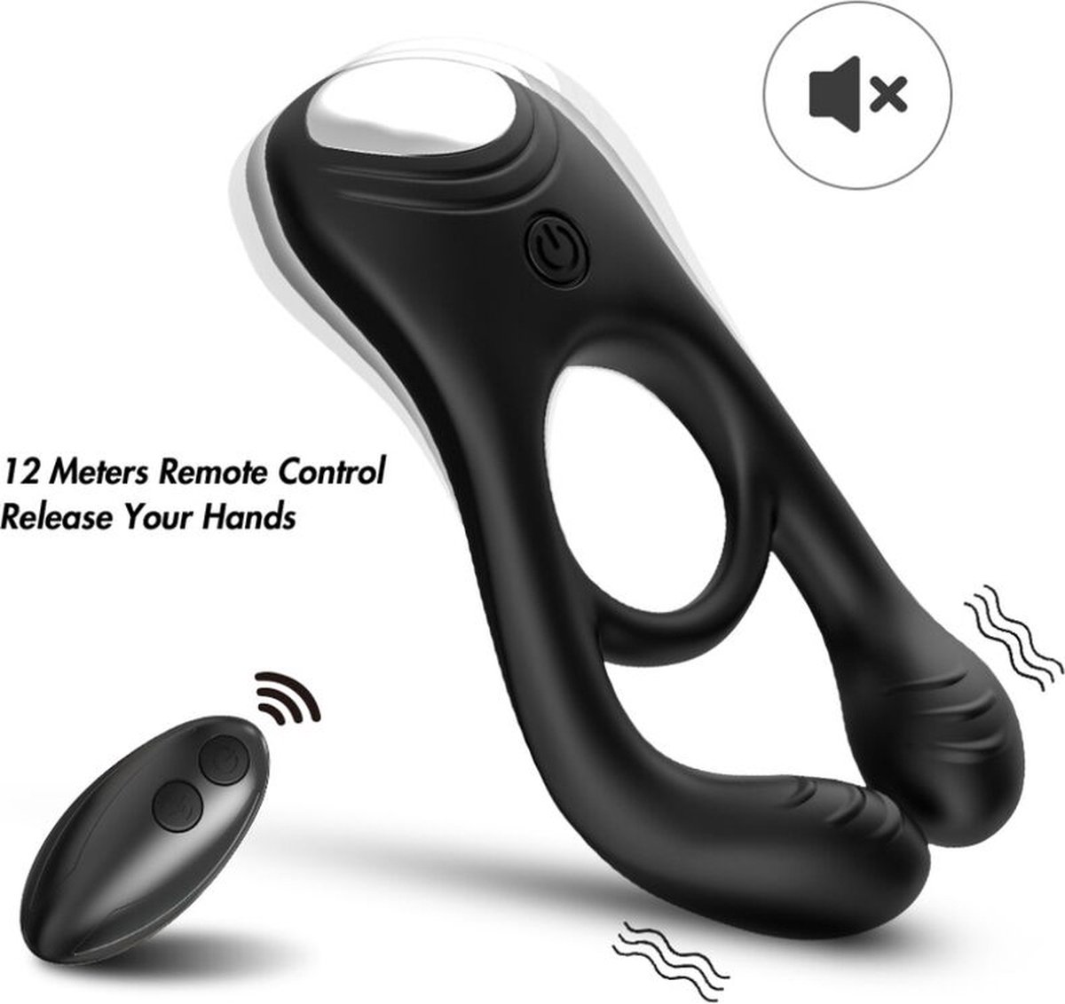 Goedkoopste ARMONY - VEYRON DOUBLE VIBRATOR RING TOY FOR COUPLES REMOTE CONTROL BLACK | COCKRING | PENISRING | VIBRERENDE COCKRING | VIBRERENDE PENISRING | SEKSSPEELTJES VOOR MANNEN | SEX TOYS VOOR MANNEN | SEKSSPEELTJES VOOR KOPPELS | SEX TOYS VOOR KOPPELS