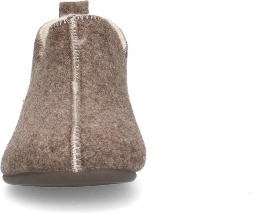 Manfield - Femme - Chaussons beiges - Taille 36