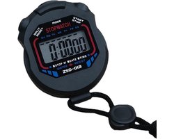 Benson Stopwatch - Timer - Zwart/Geel